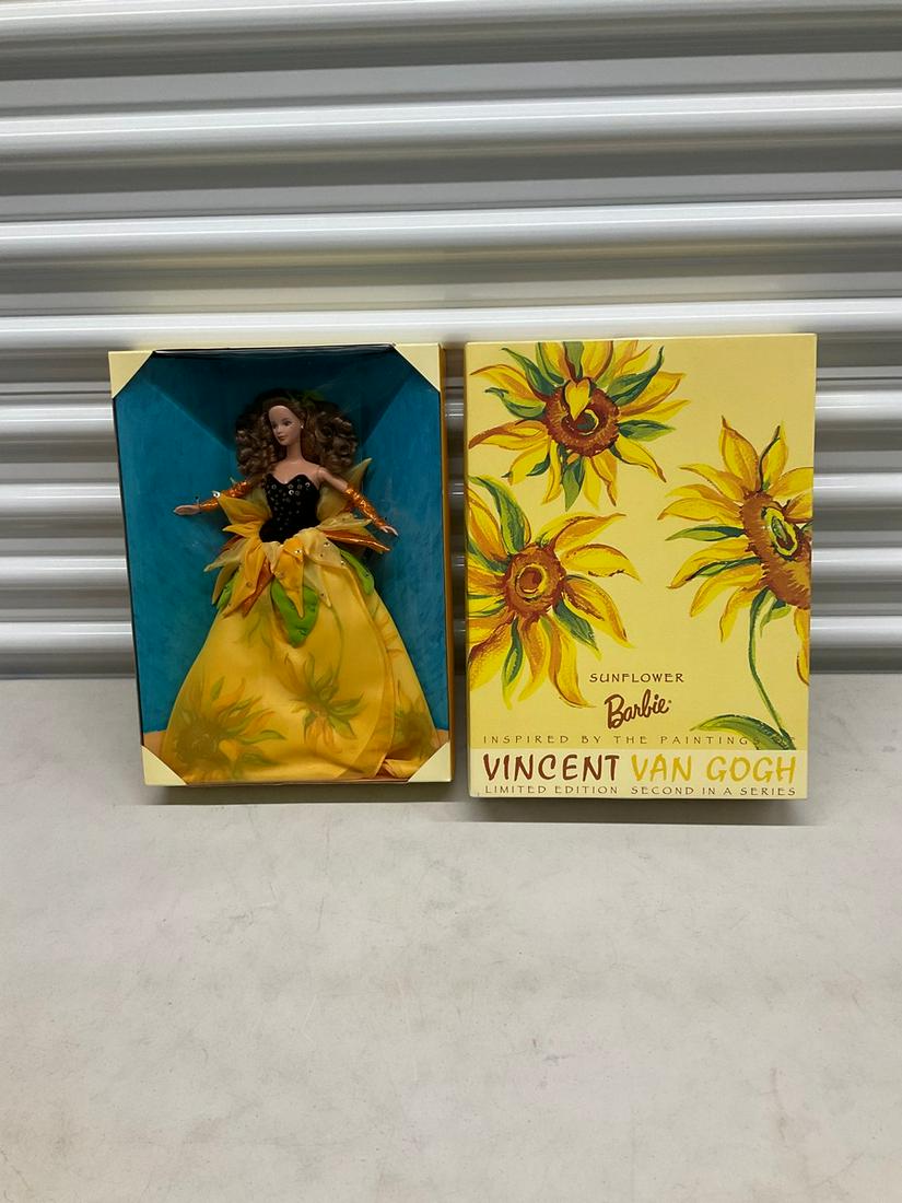 Vincent Van Gogh Sunflower Barbie Limited Edition in Box (1 of 1)