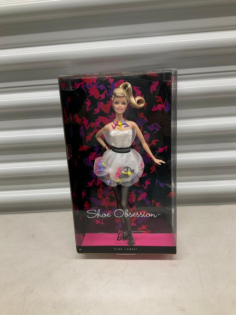 Shoe Obsession Barbie Collector Pink Label Doll in box: Shoe Obsession Barbie Collector Pink Label Doll in box