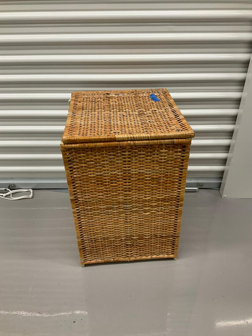 Laundry basket: 23" x 15 1/2" x 16"