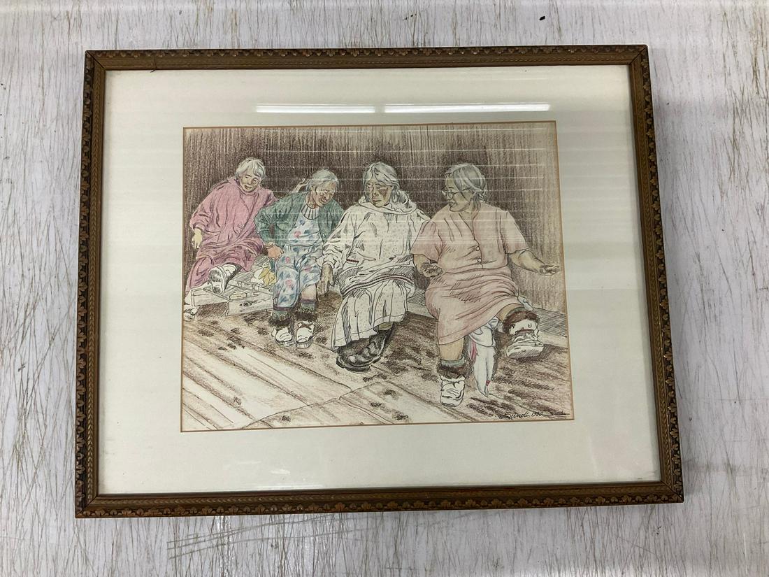 Framed colored pencil print (1 of 1)