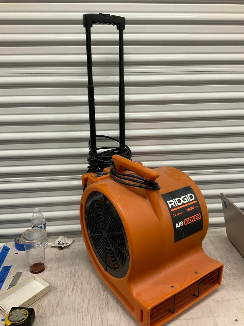Rigid Air Mover 3Speed 1600 CFM with power cord (0333) on Jul 27