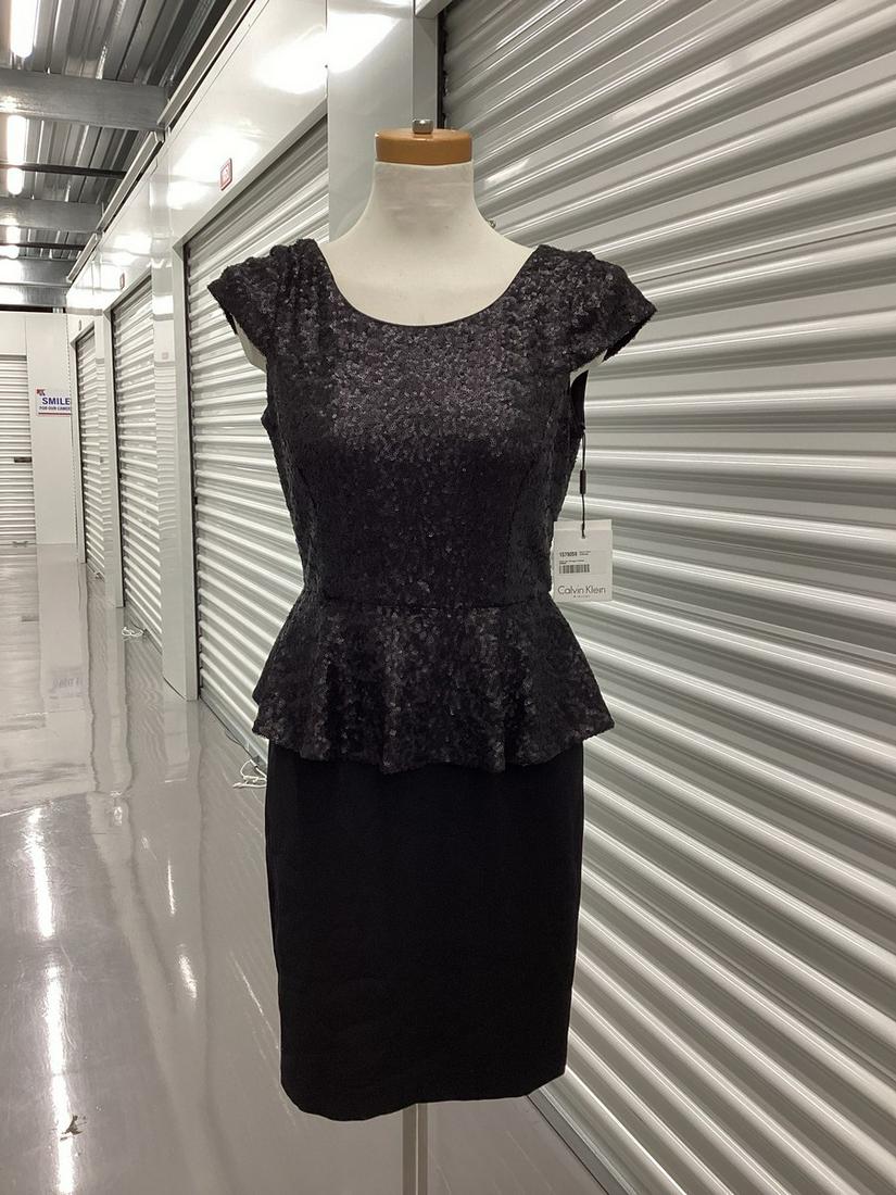 New with Tags Calvin Klein Hand Sequined Dress Size 4: New with Tags Calvin Klein Hand Sequined Dress Size 4