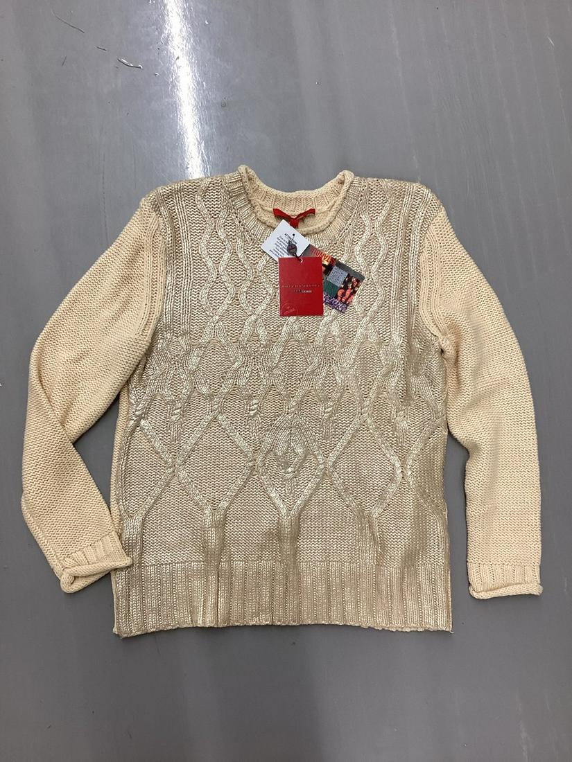 New With Tags narciso rodriguez Foil Printed Sweater Size L: New With Tags narciso rodriguez Foil Printed Sweater Size L