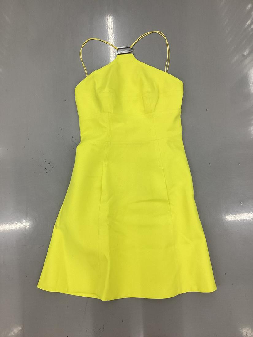New With Tags Kaufman Franco A Line Dress with front pockets Sun Yellow Size 4: New With Tags Kaufman Franco A Line Dress with front pockets Sun Yellow Size 4
