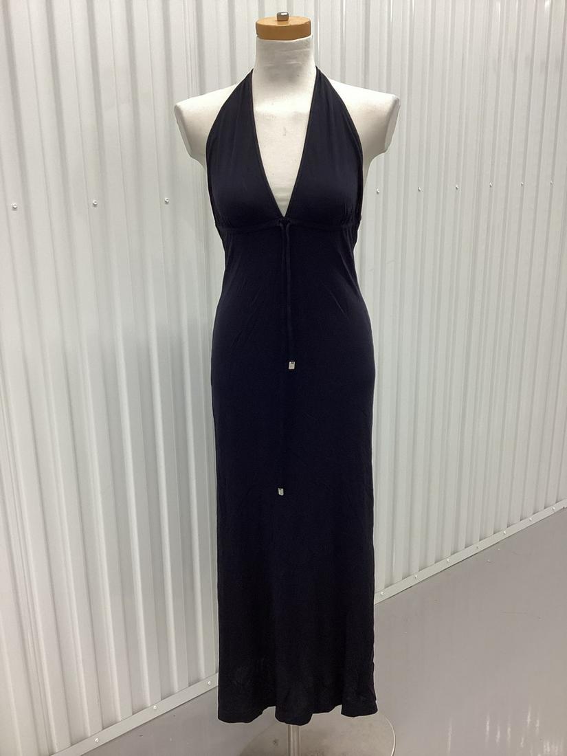 Escada Halter Dress With Tie Neck Size 36: Escada Halter Dress With Tie Neck Size 36