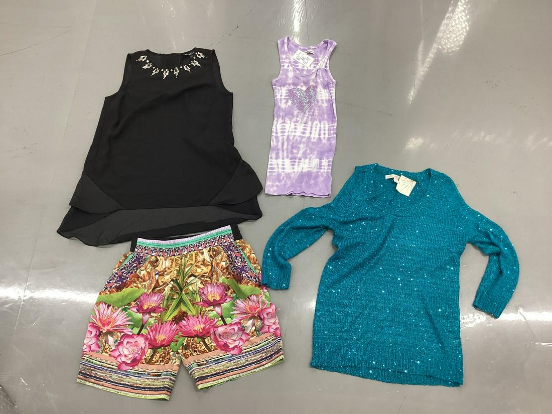 Lot of NWT Size XS Tops and Clover Canyon Shorts XS: Lot of NWT Size XS Tops and Clover Canyon Shorts XS