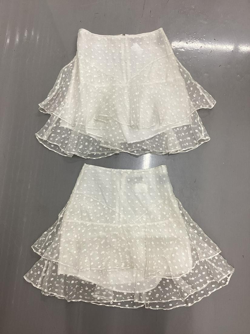 Two Isabel Marant White Skirts Sizes 34 & 36: Two Isabel Marant White Skirts Sizes 34 & 36