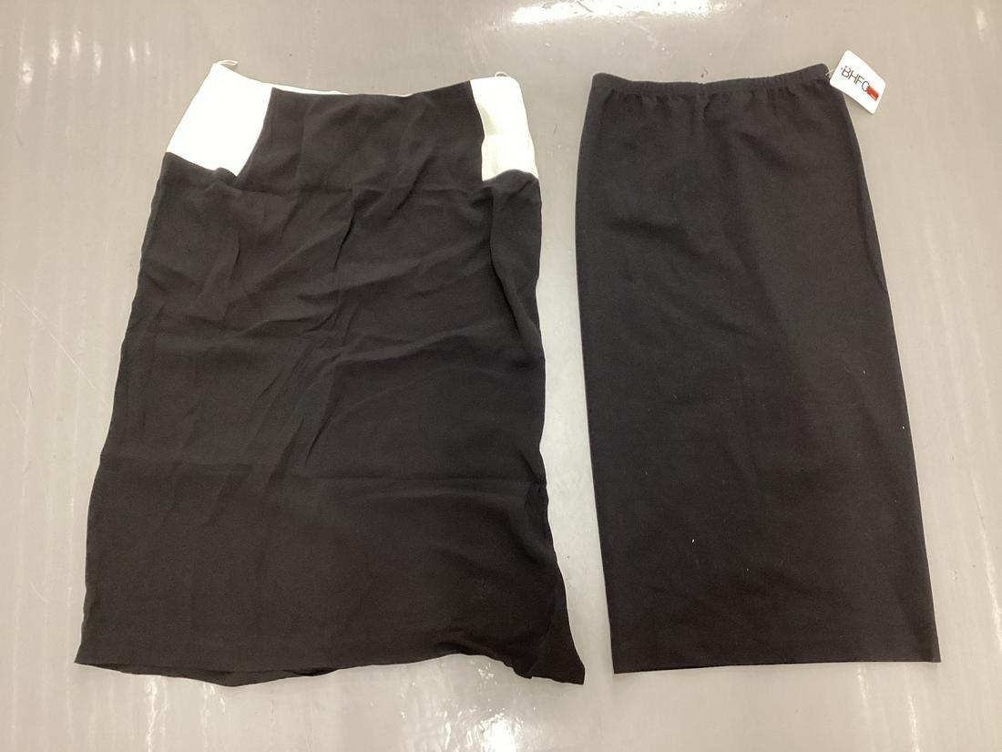 Giles Made in Italy Blk/Wht Skirt Size 46 & Lafayette 148 Pencil Skirt Size P: Giles Made in Italy Blk/Wht Skirt Size 46 & Lafayette 148 Pencil Skirt Size P