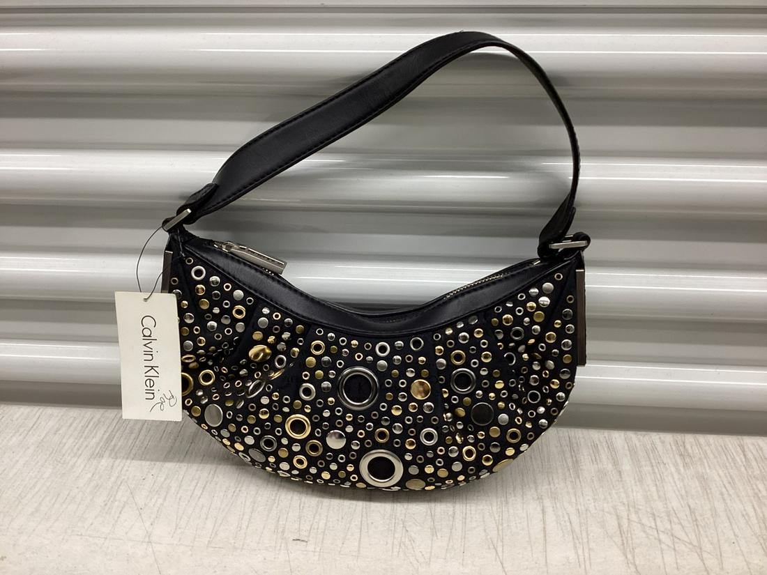 NWT Calvin Klein Signature Embellishment Purse: NWT Calvin Klein Signature Embellishment Purse
