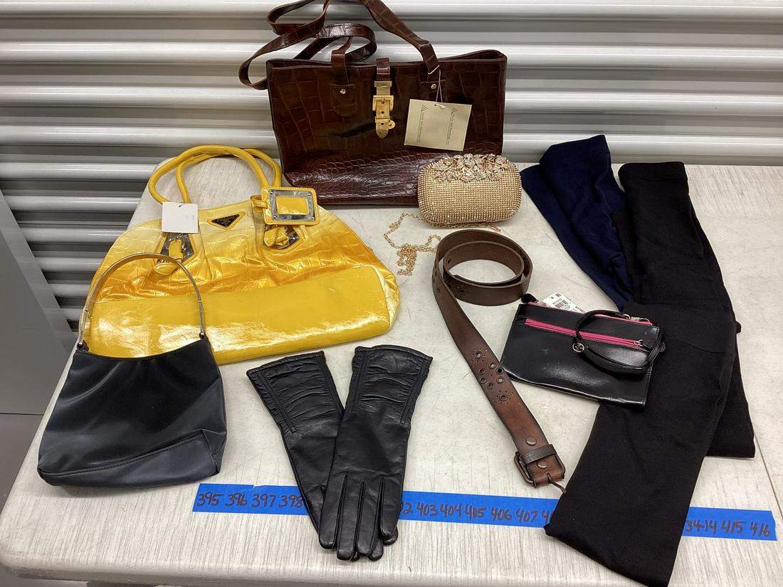 Genuine Leather Belt, New Warmen Gloves, Purses, Tights: Genuine Leather Belt, New Warmen Gloves, Purses, Tights