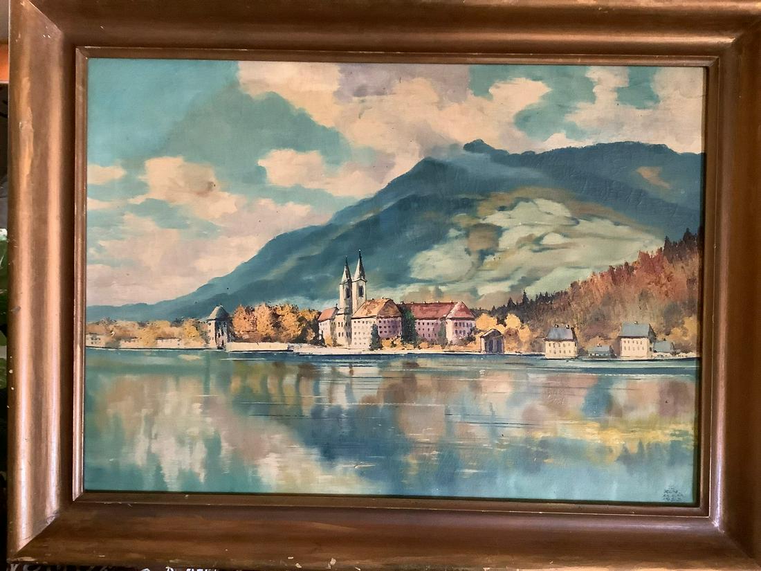 Signed and dated framed artwork 25X32.5 (1 of 1)