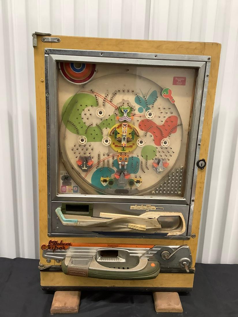 Nishiji Deluxe Super Pachinko Machine ( Power cord need needs to be replaced) 33x20 (1 of 1)