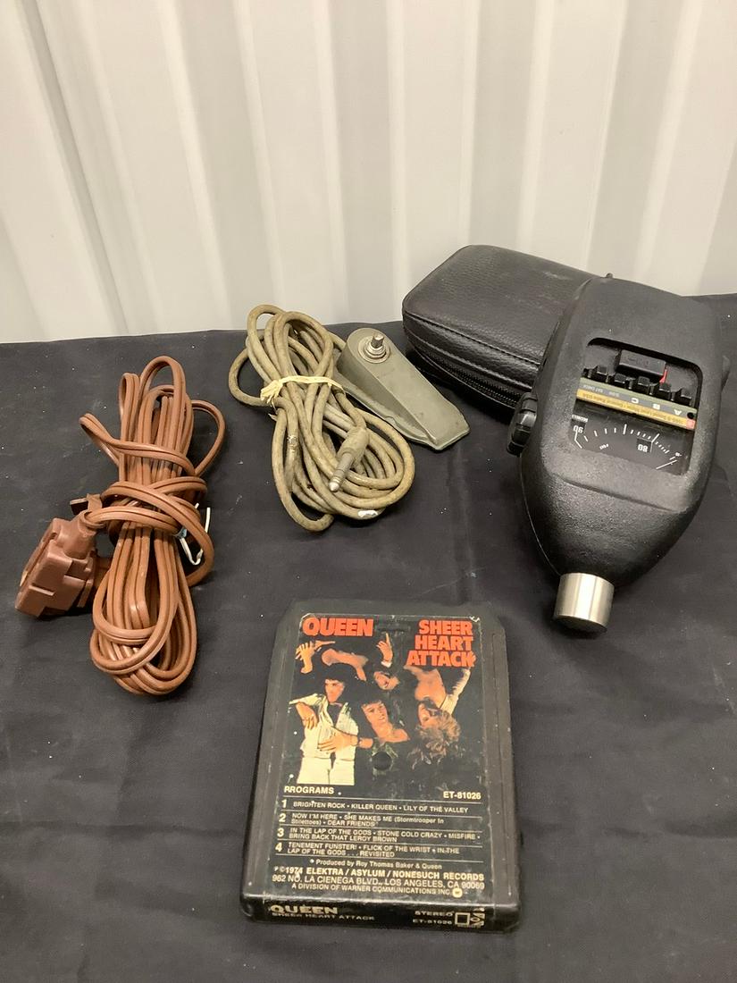 Queen 8 track tape, sound level meter and more (1 of 1)