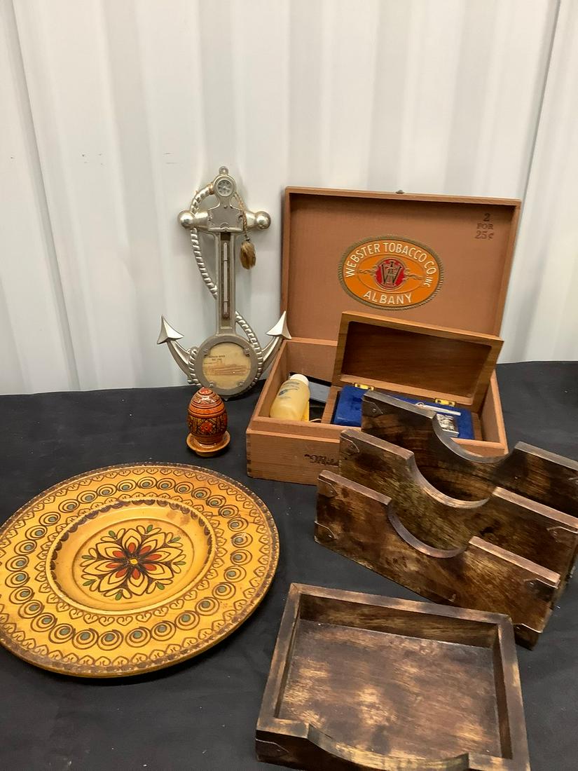 Decorative Wooden Plate, desk set and more: Decorative Wooden Plate, desk set and more