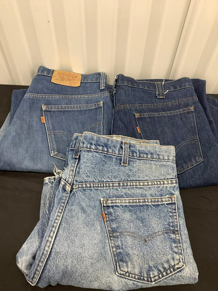 Lot of Vintage men's Levi Jeans, 38W 32L (1 of 1)