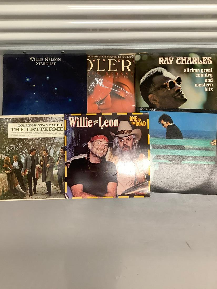 Lot of Albums including Willie Nelson, Ray Charles and more: Lot of Albums including Willie Nelson, Ray Charles and more