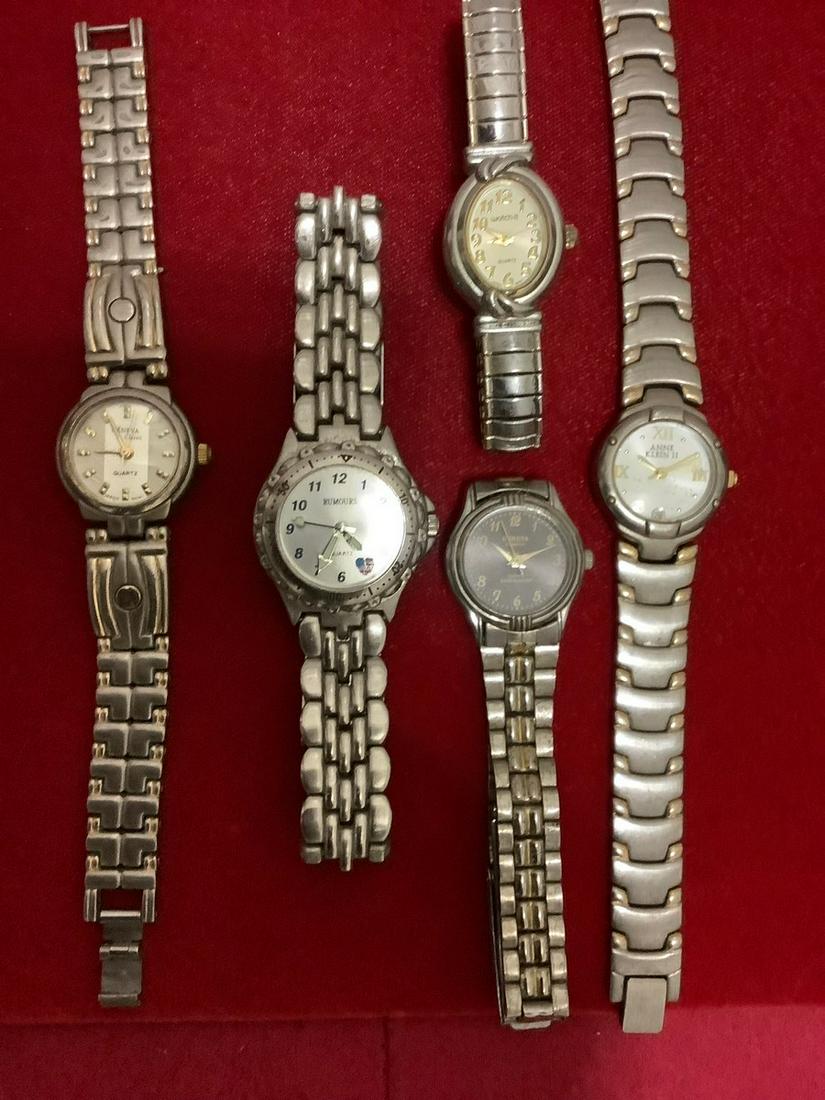 Lot of women's watches including Anne Klein, Geneva and more (needs batteries) (1 of 1)