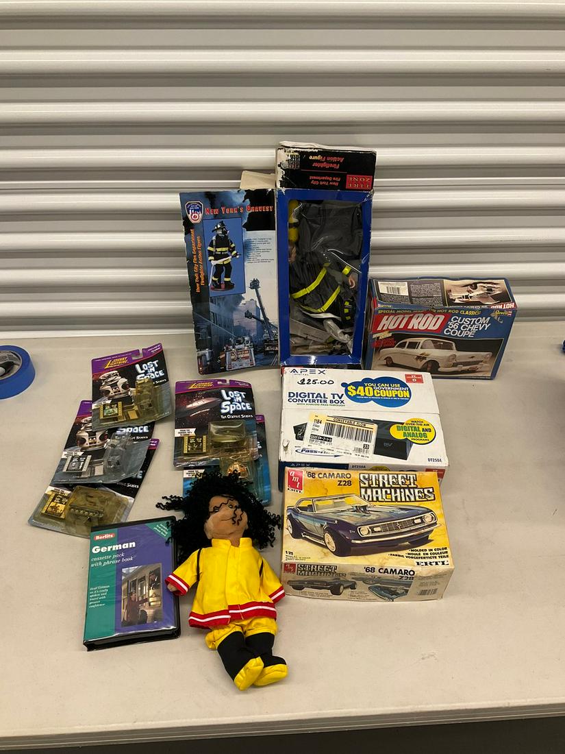 Large Lot of Vintage Toys incl. Lost in Space, Car Models, Digital TV Converter and more (1 of 1)