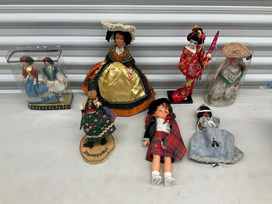 Large Lot of Dolls from Various Countries (1 of 1)