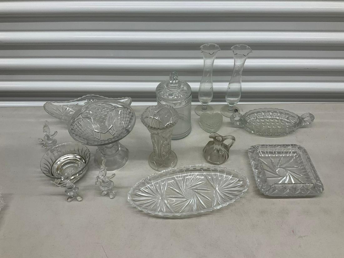 Large Lot of Assorted Crystal and Glassware (1 of 1)