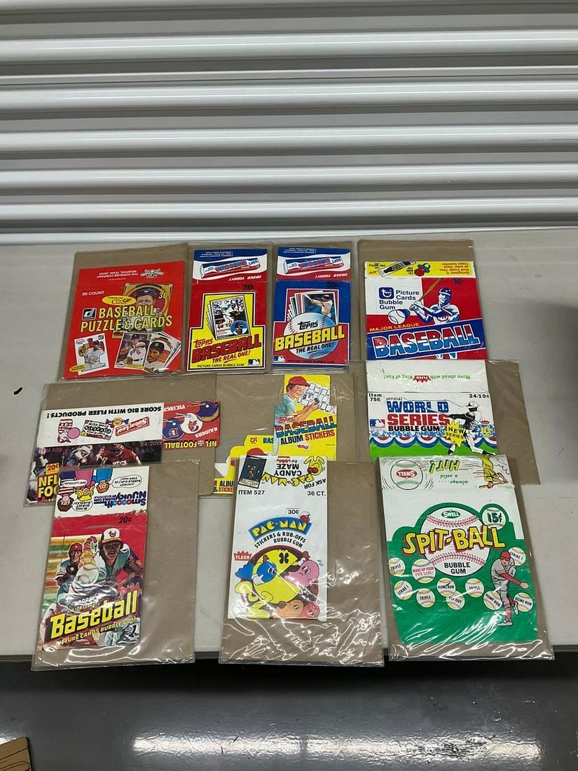 Large Lot of Vintage Bubble Gum Boxes (1 of 1)