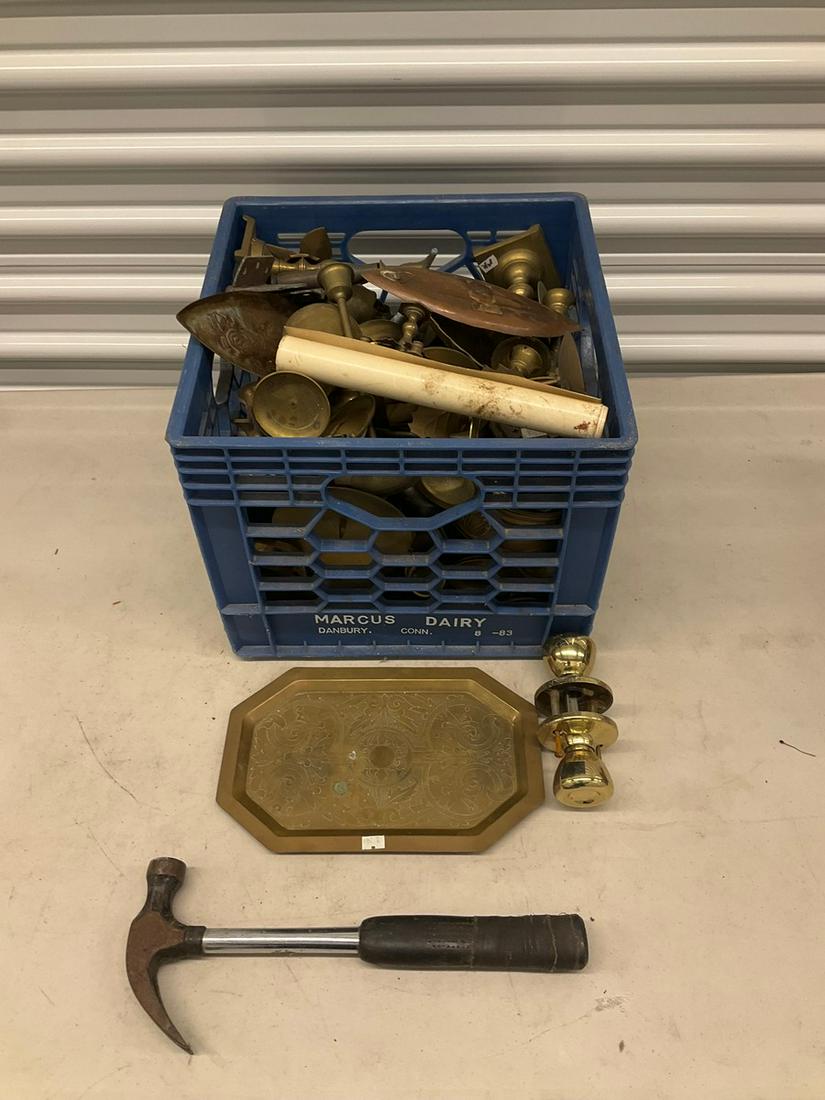 Lot of various brass items and more (1 of 1)