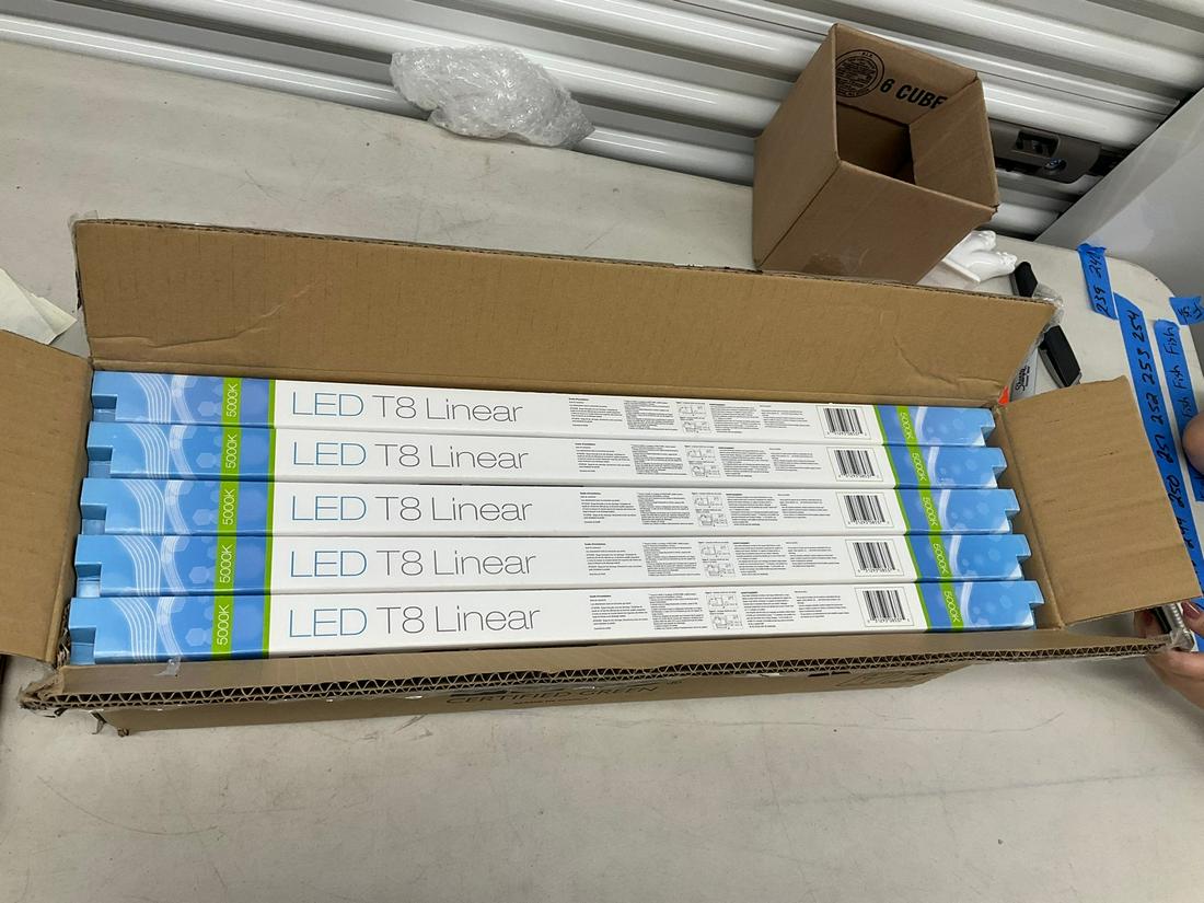 lot of LED T8 Linear Lights: 25" long