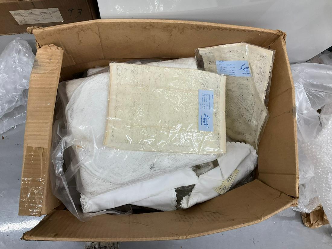Lot of lace runners, linens and more (1 of 1)
