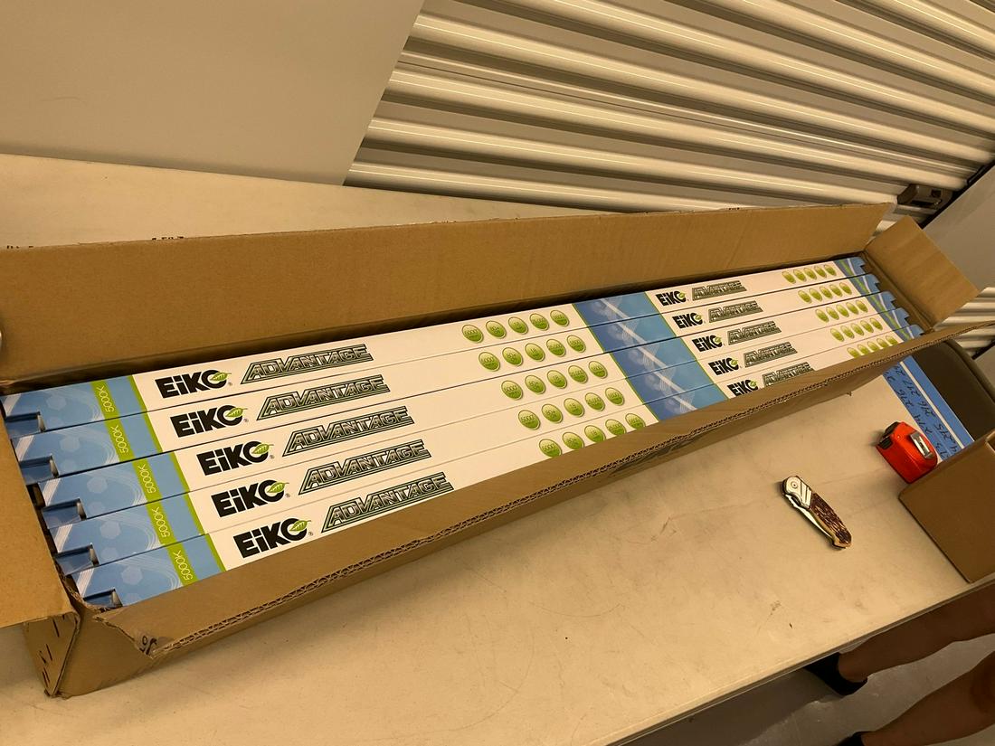 Lot of Eiko LED Gen4 Advantage T8 light: 49" long