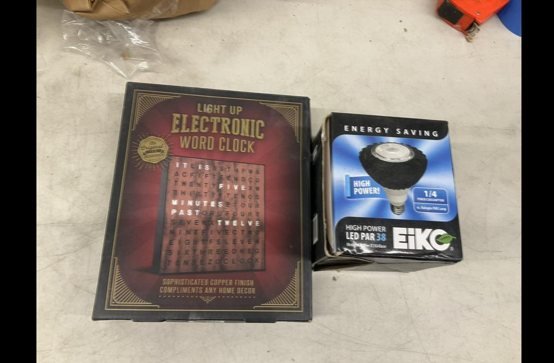 Light up Electronic word Clock and more: Light up Electronic word Clock and more