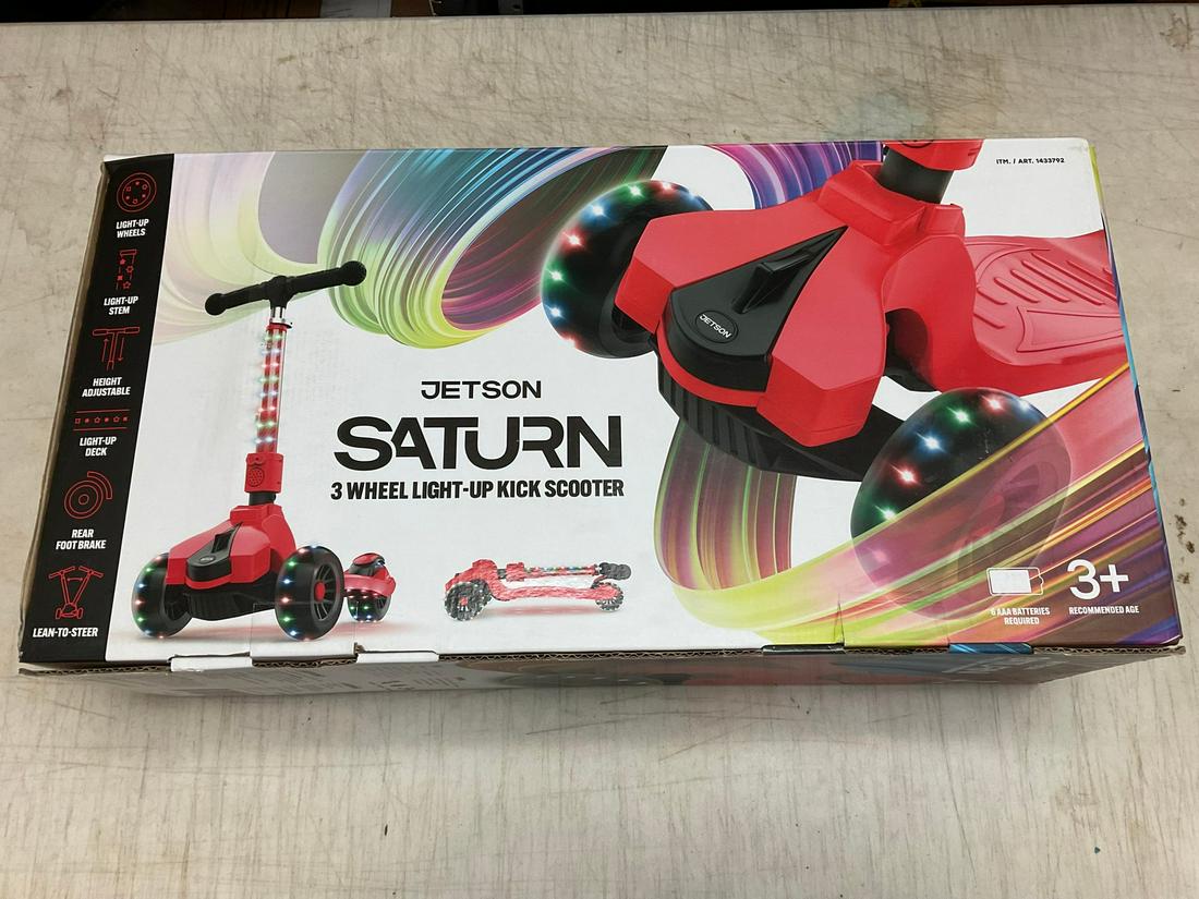 Jetson Saturn 2 Wheel light-up kick scooter: Jetson Saturn 2 Wheel light-up kick scooter