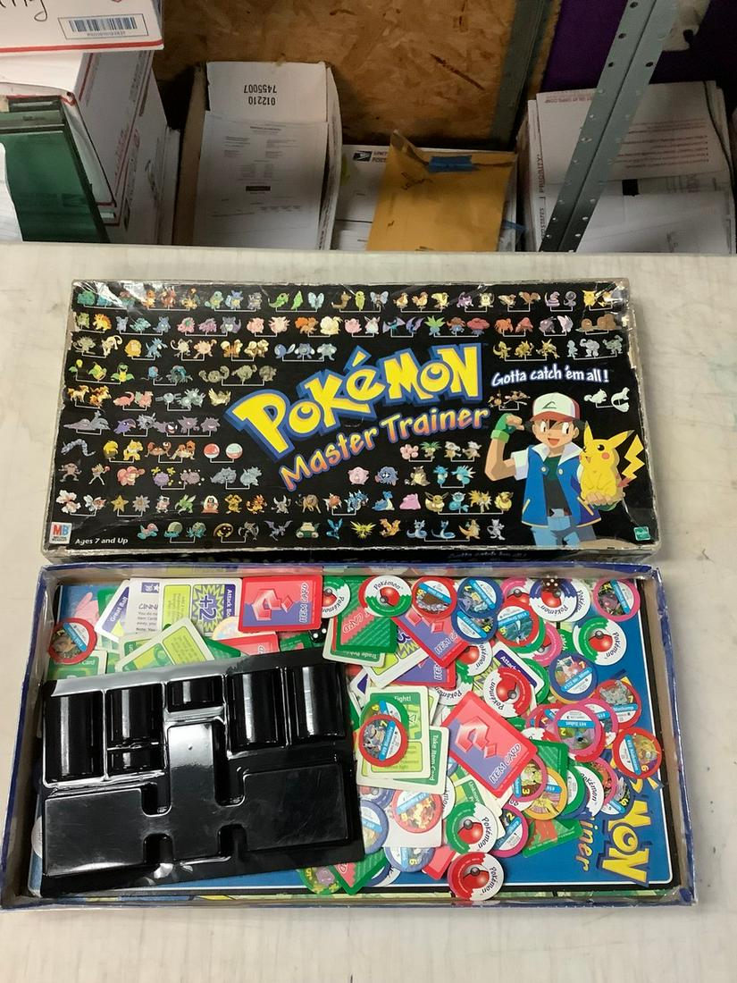 Vintage Milton Bradley Pokemon Master Trainer Board Game (1 of 1)