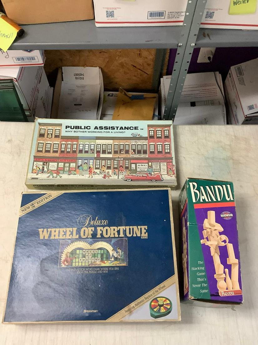 Lot of Assorted  Games including Pubic Assistance, Bandu and More (1 of 1)