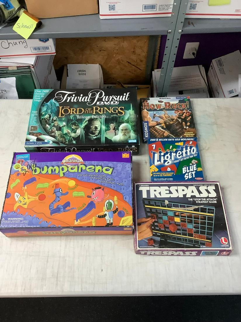Lot of Assorted Games including Trespass, Bumparena and More (1 of 1)