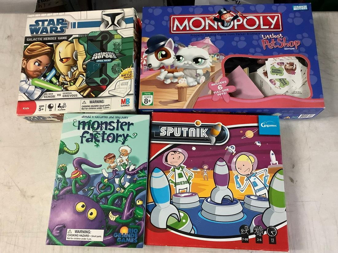 Lot of Games including Monopoly, Star Wars Lego, Sputnik, and more (1 of 1)