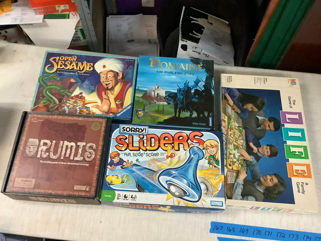Lot of Games inluding Life, Rumis, Domaine, and more: Lot of Games inluding Life, Rumis, Domaine, and more