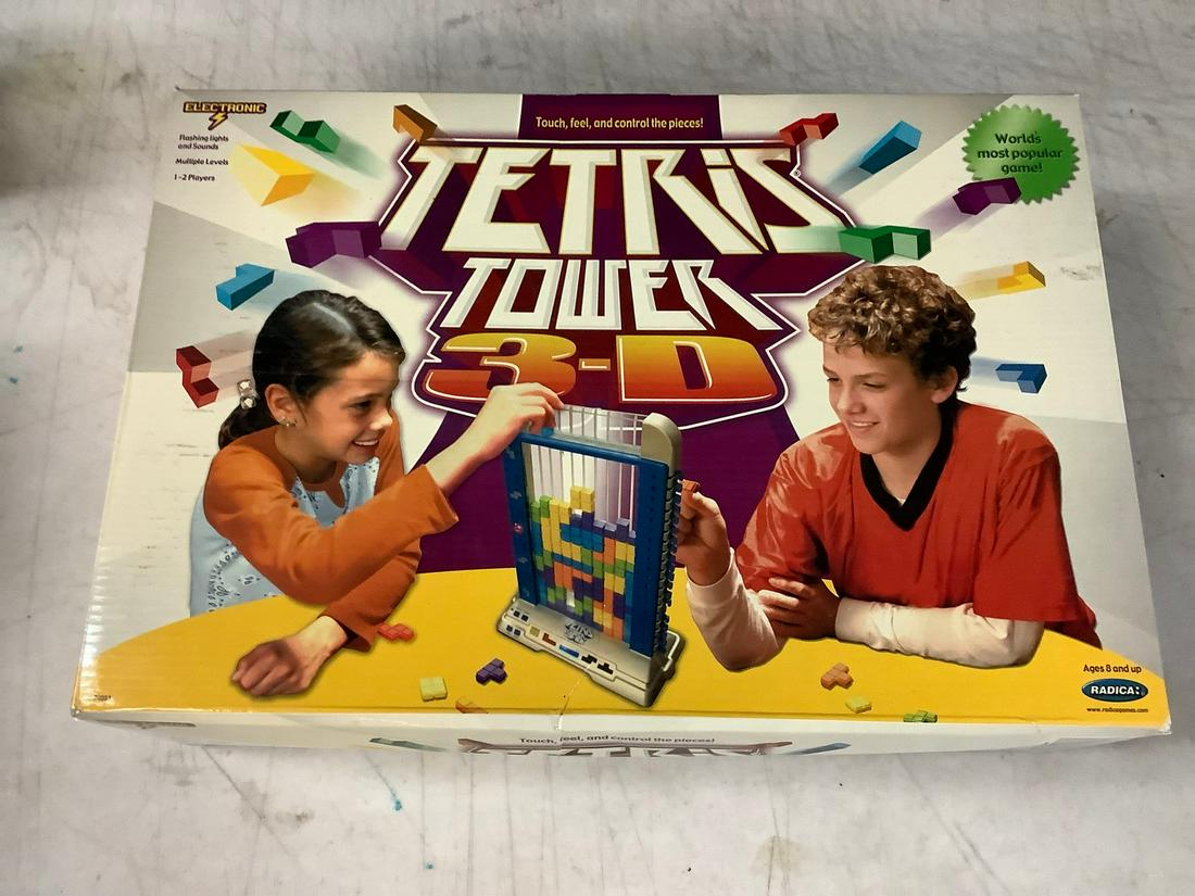 Vintage Tetris Tower Game 3-D (1 of 1)