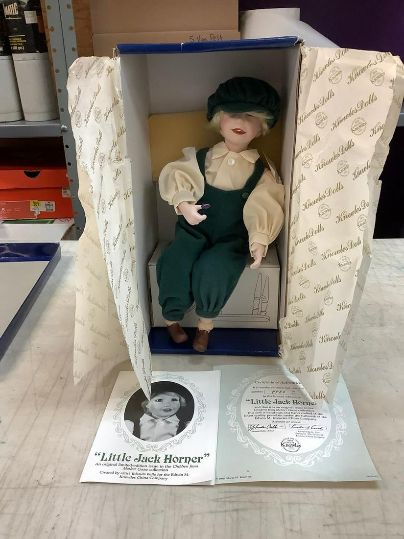 Little Jack Horner Collectible Doll from Knowles China Company (1 of 1)
