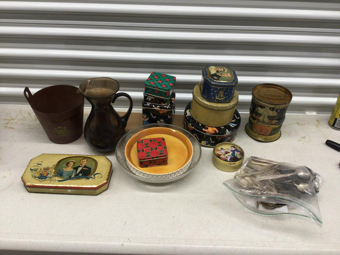 South Sea Comunity utensils, Tin boxes and more (1 of 1)