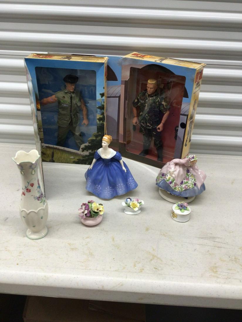 Vintage G.I Joe in box and assorted lenox, ceramic pieces and more (1 of 1)