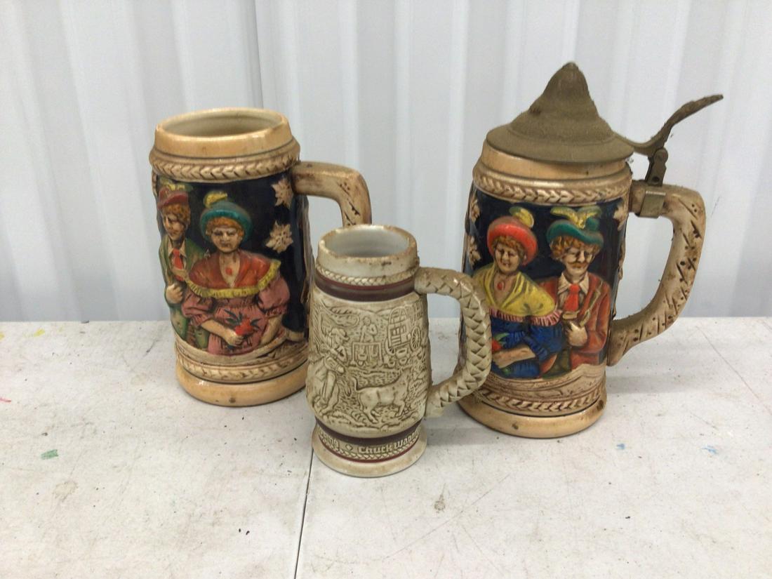Lot of beer steins (one Avon) (1 of 1)
