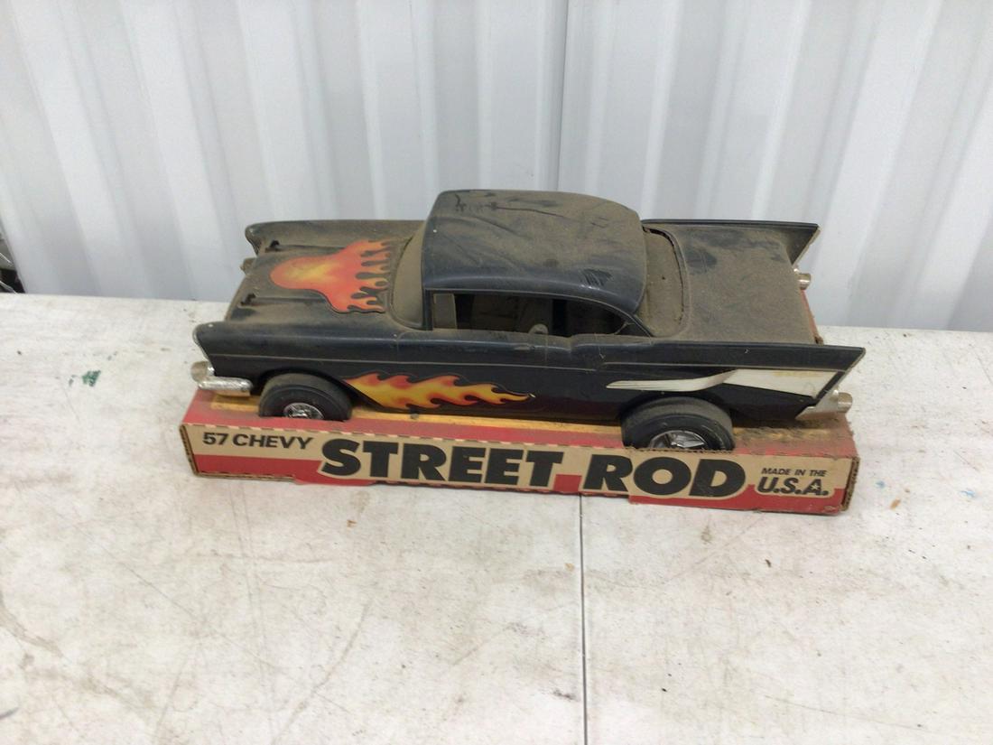 Tim Mee Toy Company '57 Chevy Street Rod with box: 15"