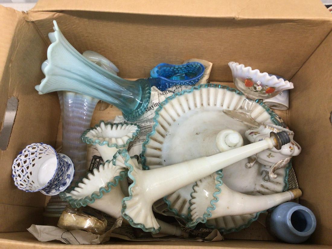 Lot of assorted glassware, vases, and more (1 of 1)