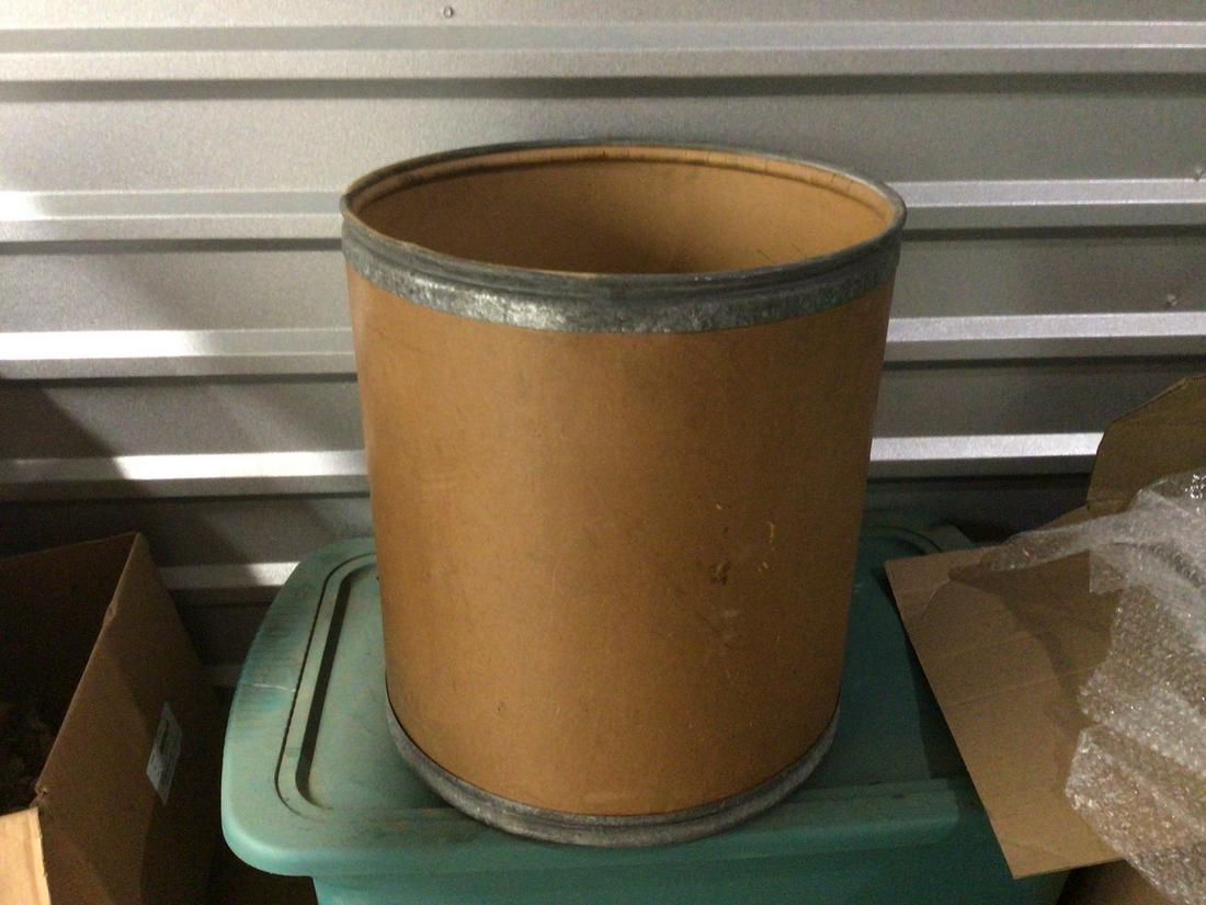 Round container without lid: 17 1/2"