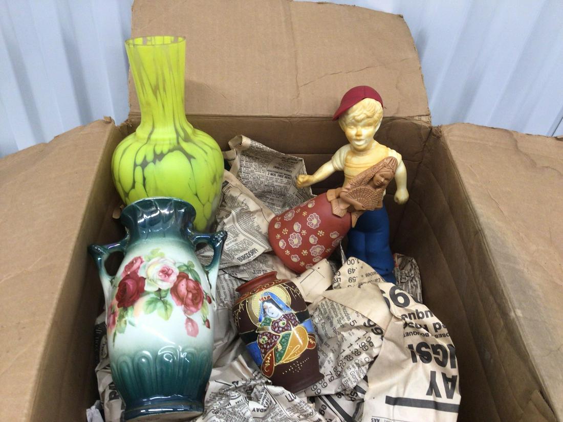 Lot of assorted vases and two Avon collectibles (1 of 1)