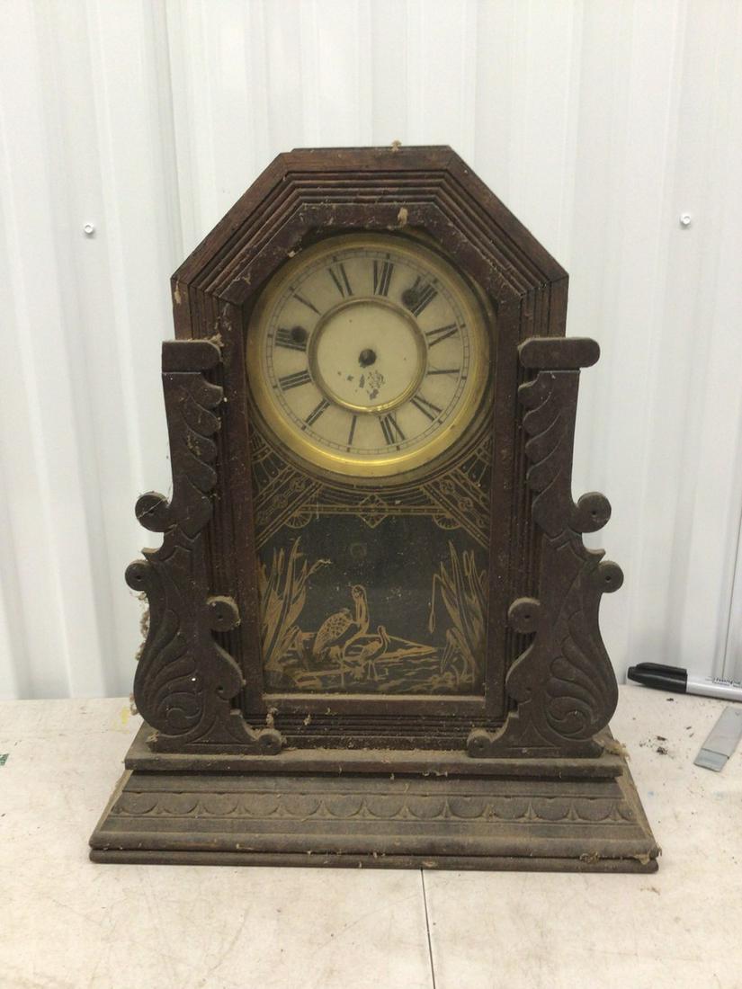 Wooden decorative clock (1 of 1)