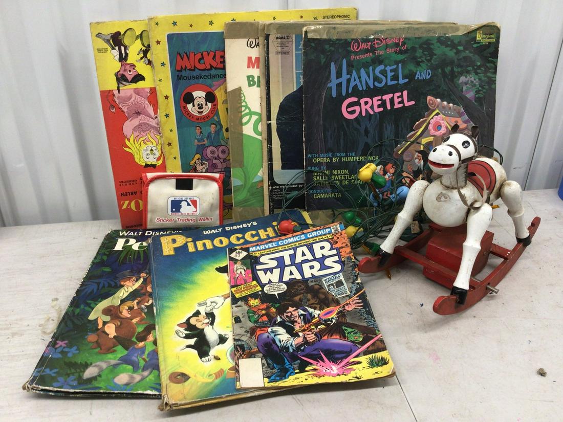 Lot of Disney Golden books, Disney vinyls, and more (1 of 1)