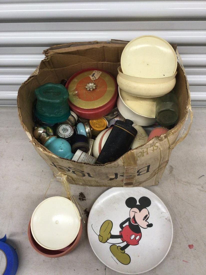Lot of plates, decanters, perfume bottles, and more (1 of 1)