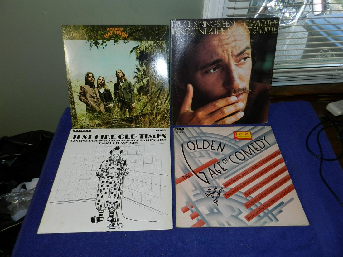 LOT OF VINTAGE RECORDS LPs SPRINGSTEEN AMERICA (1 of 1)