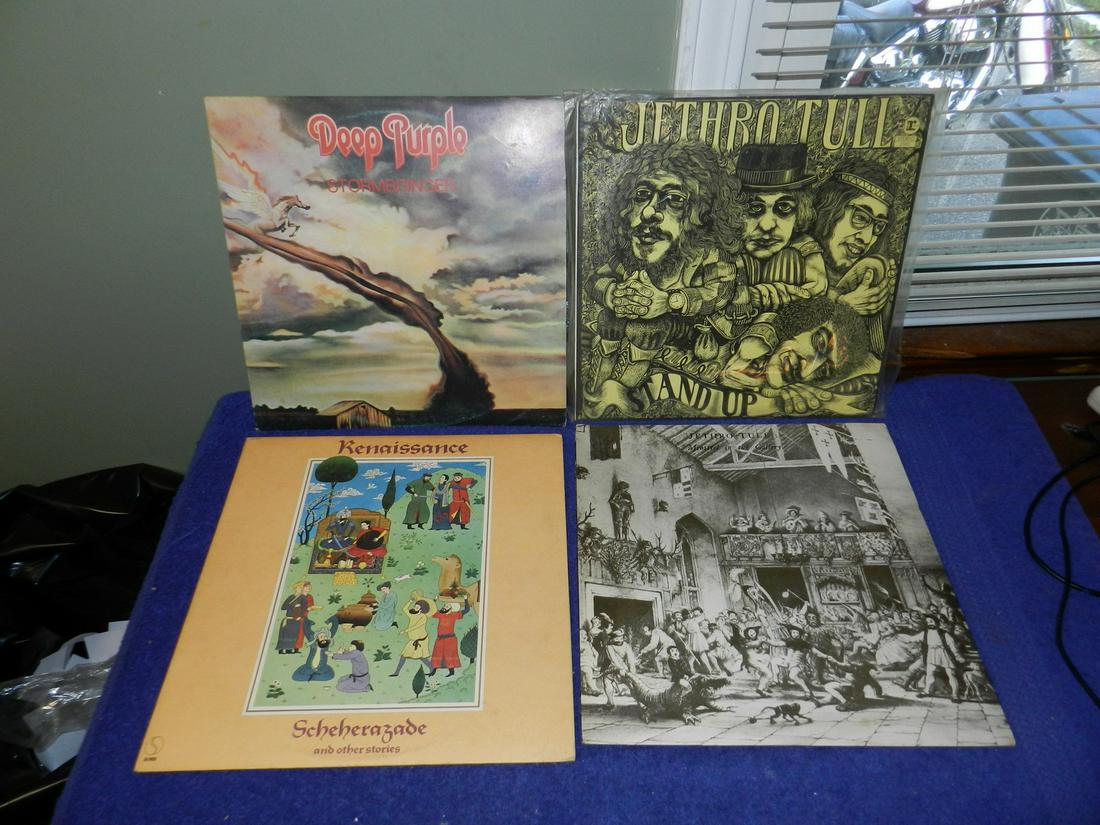 LOT OF VINTAGE RECORDS JETHRO TULL DEEP PURPLE MORE (1 of 1)
